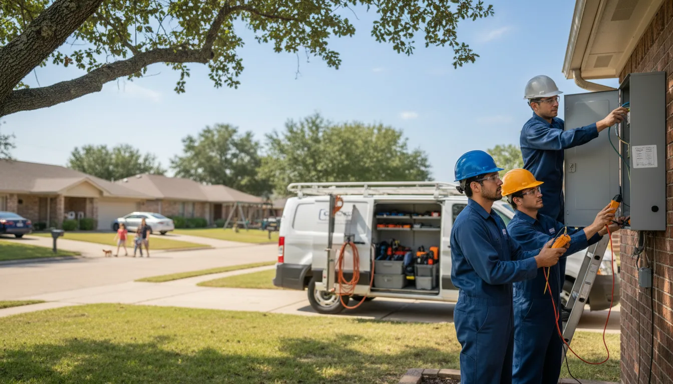 Certified electrician providing emergency electrical services in Morrison, OK